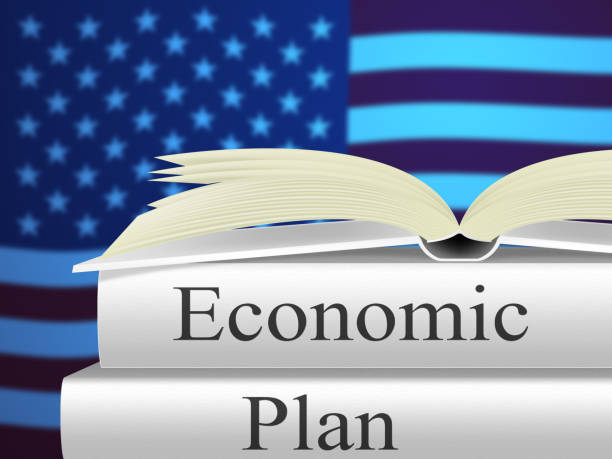 istock Economics Plan Strategy For Us Growth - 3d Illustration 1093586172