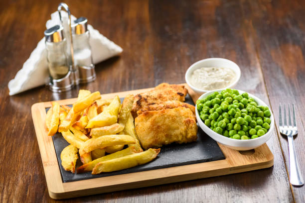 istock Fish and chips - food from British pubs 1093588686