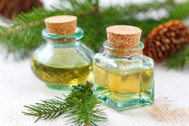 istock Essential aroma oil witn needle smell 1093590370