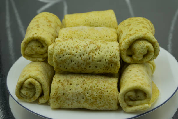 istock dessert food meal stack of stuffed pancakes . 1093599560