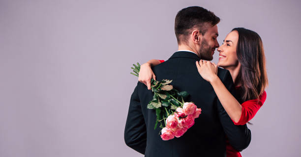 istock Celebration, holidays and gifts concepts. St Valentines dat. Lovers day 1093600056