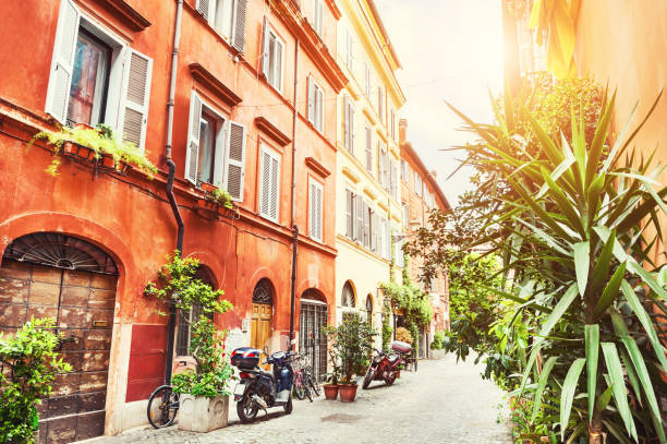 istock Beautiful street in Rome, Italy. 1093607694