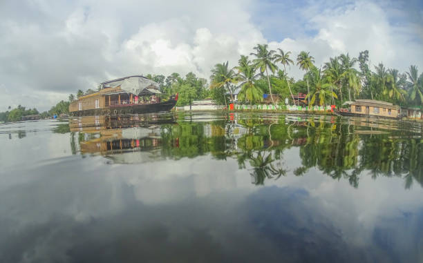 istock Houseboat and backwaters of Alleppey 1093610252