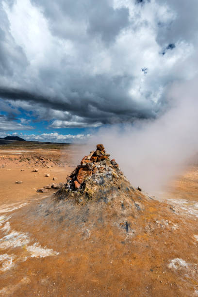 istock Active Fumarole in Hverarond hydrothermal site in Northern Island. 1093610736