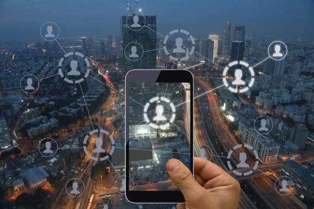 istock Social media icon computer network connection community people mobile phone app 1093614392