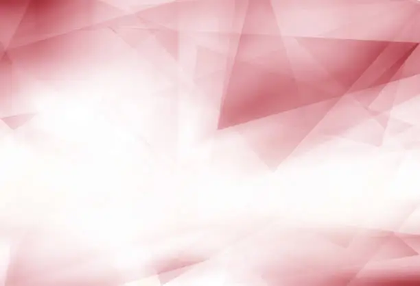 Photo of pastel pink abstract geometric shiny transparent motion technology concept background