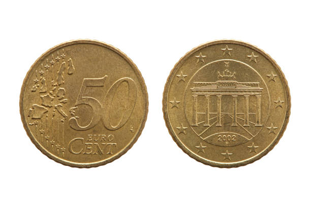 istock Fifty cent euro coin of Germany 1093621942