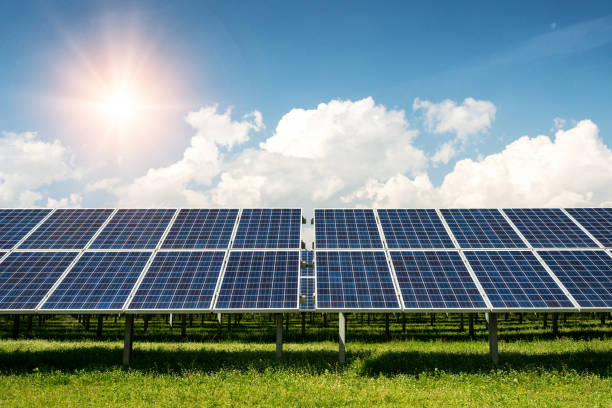 istock Solar panel, photovoltaic, alternative electricity source - concept of sustainable resources 1093631424