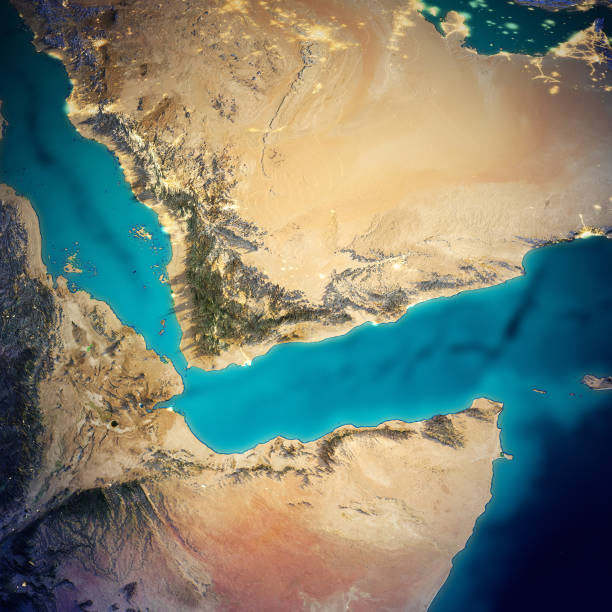 istock Saudi Arabia and Somalia map 1093633854