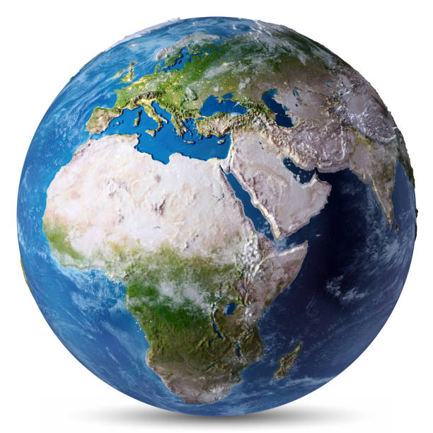 istock Africa and Europe white isolated 1093633858