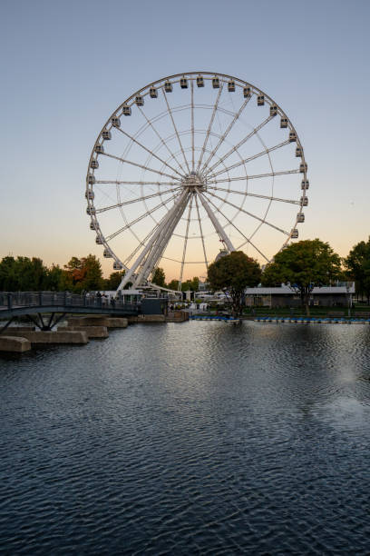 istock Big Wheel in Montreal at sunset 1093634080