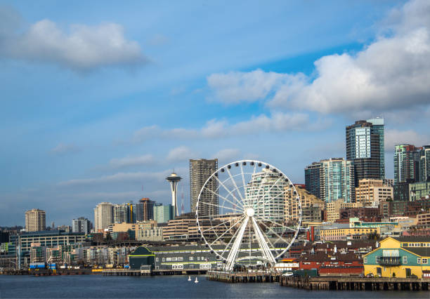 istock Seattle waterfront and skyline, with the Space Needle showing 1093640856