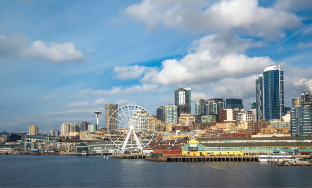 istock Seattle skyline from Bainbridge island ferry 1093641918