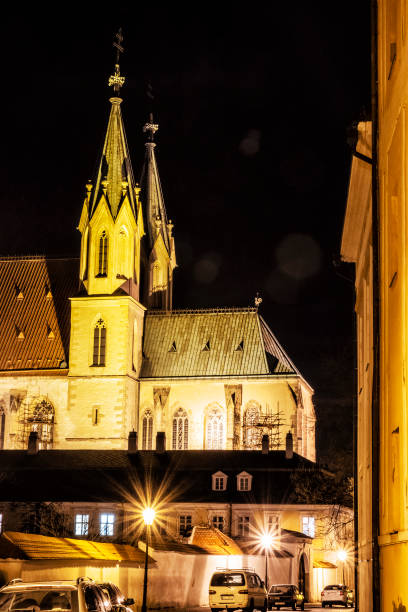 istock Church of St. Moritz, Kromeriz, Czech, night 1093647726