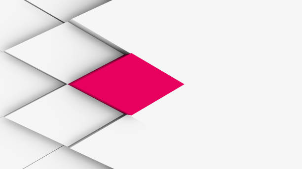 istock 3d illustration, abstract geometric volumetric background 1093651644