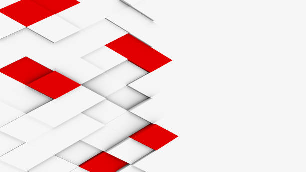istock 3d illustration, abstract geometric volumetric background 1093652022