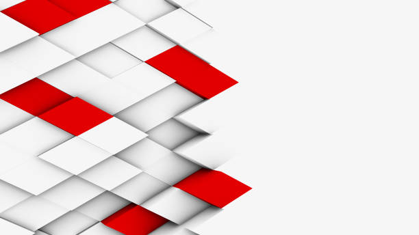 istock 3d illustration, abstract geometric volumetric background 1093652024