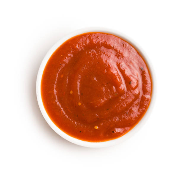 istock Tasty red ketchup in bowl 1093656272