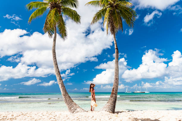 Heaven is a place on earth – Isla Saona, Dominican Republic stock photo
