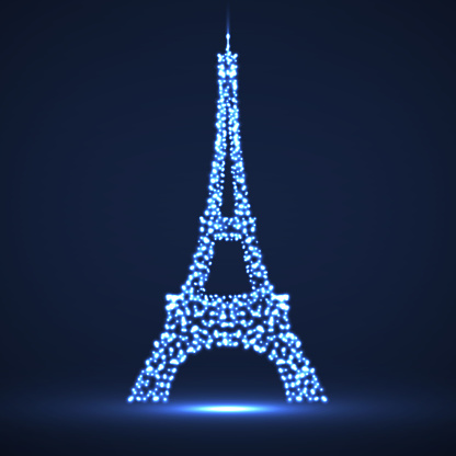 Abstract, Paris, Europe, France, Neon, Glow