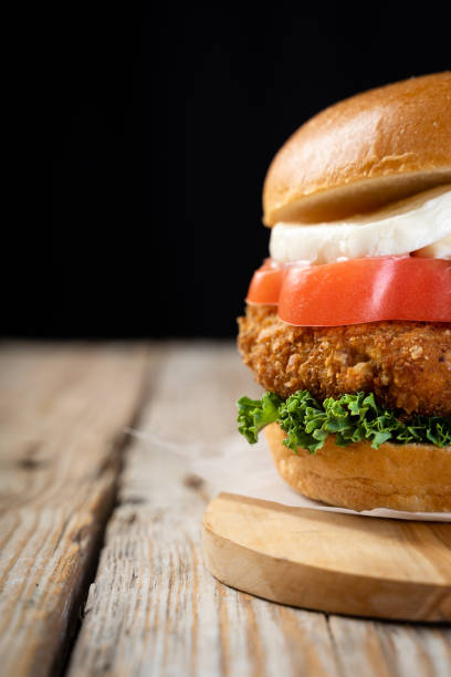 istock various black bun beef chicken burger sandwich 1093669116