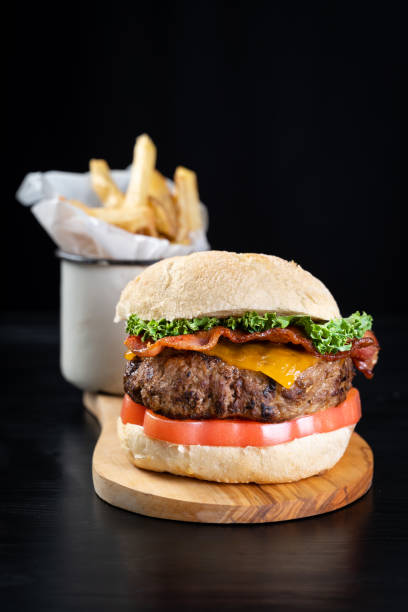 istock various black bun beef chicken burger sandwich 1093669262