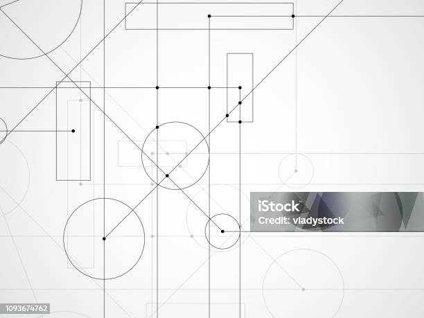 Engineering Calculation Abstract Background Abstract Background Of Engineering Drawing Stock Illustration ...