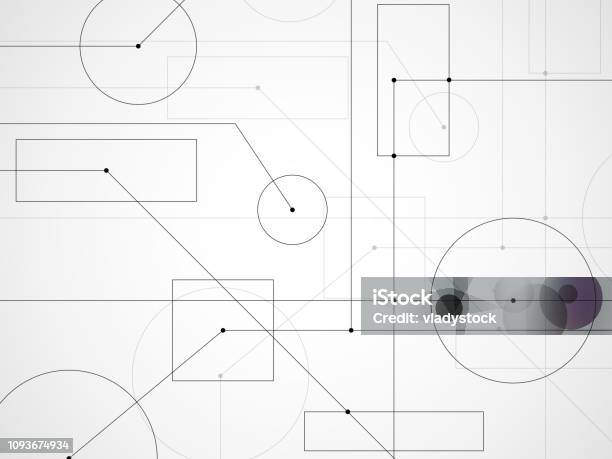 Engineering Calculation Abstract Background Abstract Background Of Engineering Drawing Stock Illustration ...