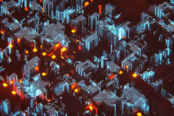 Photo of Futuristic cityscape detail