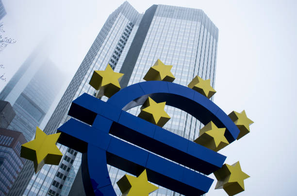 banca centrale europea - bce foto e immagini stock