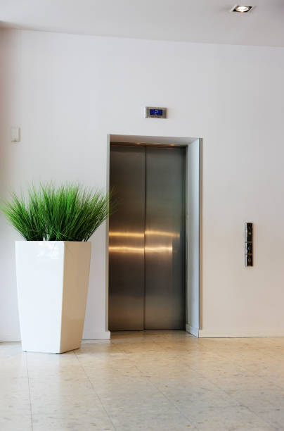 istock lift with metal door 1093688886