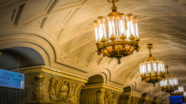 istock Moscow subway interiors in Russia 1093700098