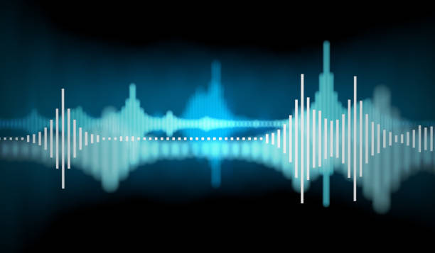 Sound waves - abstract background. 3D rendered illustration. Sound waves - abstract background. 3D rendered illustration. acoustic music stock pictures, royalty-free photos & images