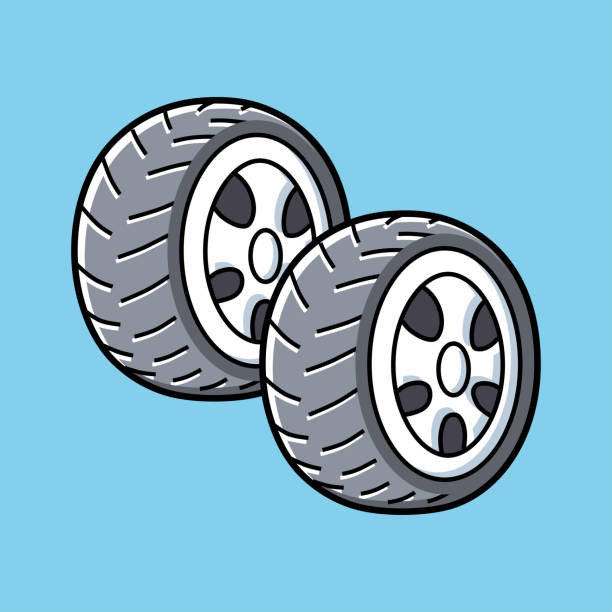 Two Car Tires Stock Illustration - Download Image Now - Cartoon, Tire - Vehicle Part, Sports Race - iStock Two Car Tires Stock Illustration - Download Image Now - Cartoon, Tire - Vehicle Part, Sports Race - iStock