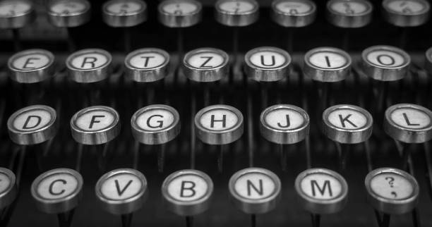 istock Full Frame Shot Of Typewriter Keyboard 1093729670