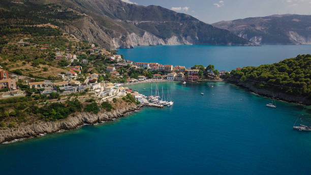 istock Asos, Kefalonia beach 1093748130