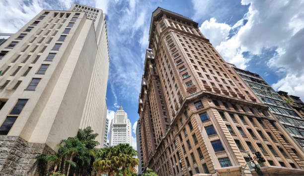 istock Banespa Buildingand Martinelli Building. 1093754518