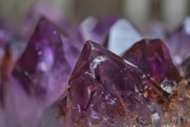 istock Close-up of amethyst cluster 1093798176