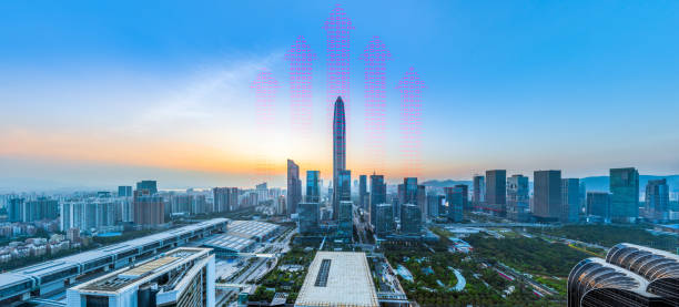istock Shenzhen City Scenery and Financial Concept 1093799756