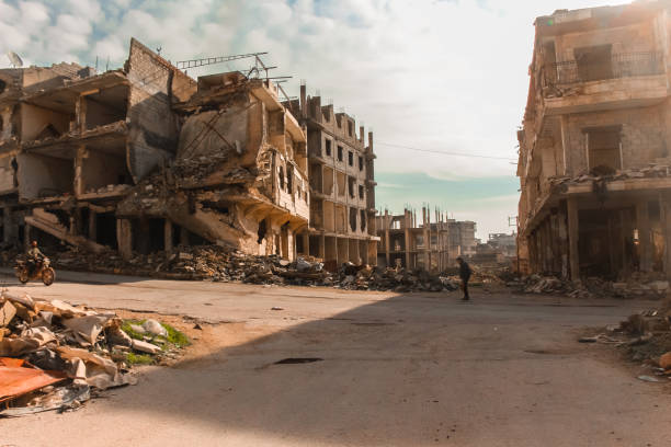 Nach dem Krieg in Aleppo Syrien – Foto