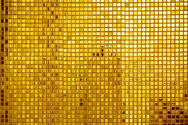 istock Golden mosiac tiles wall 1093811306