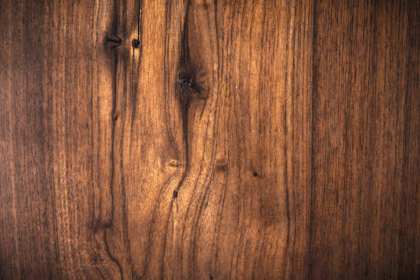istock Wood table floor with natural pattern texture. Empty template  wood board can be used as background. 1093823550