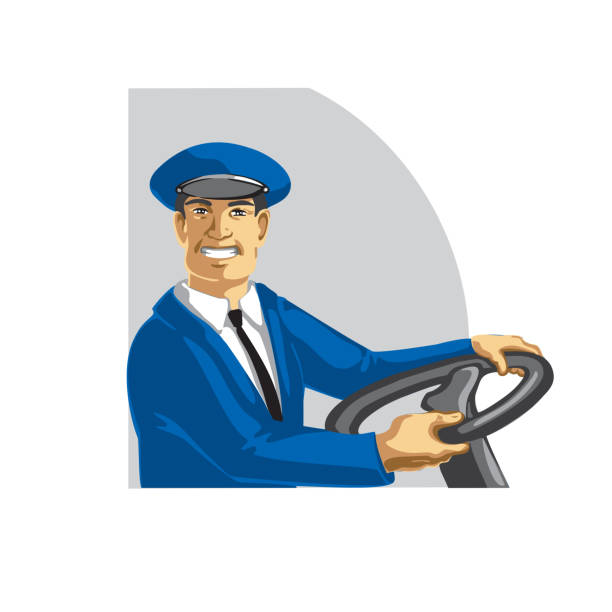 Cartoon Of Bus Driver Hat Illustrations, Royalty-Free Vector Graphics &  Clip Art - iStock