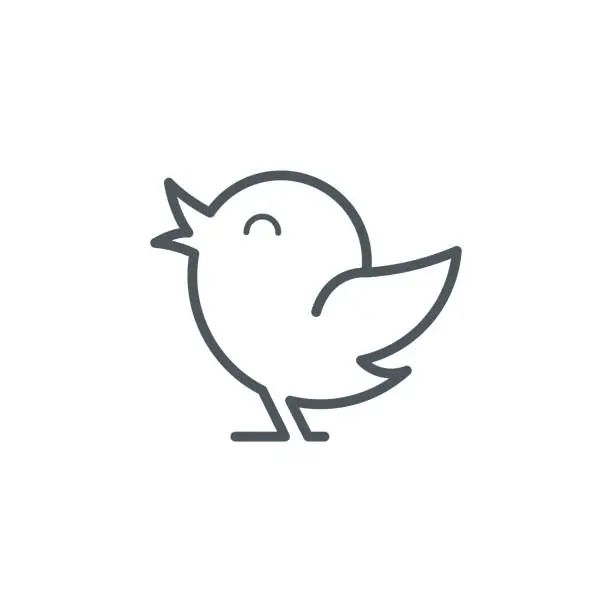Vector illustration of Bird Icon