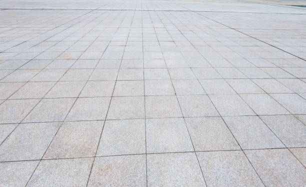 istock Close up of brick stone sidewalk 1093867098