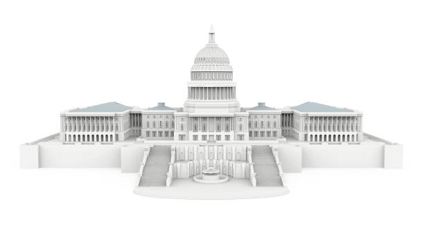 United States Capitol Building Isolated
