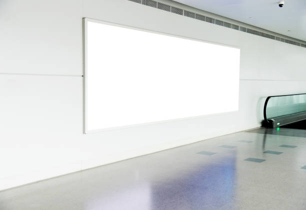 istock Blank billboard on the wall of pedestrian walkway 1093871918