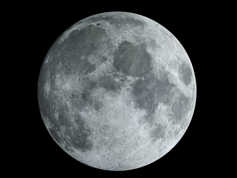 Moon, Full Moon, Moon Surface, Planet - Space, Outer Space