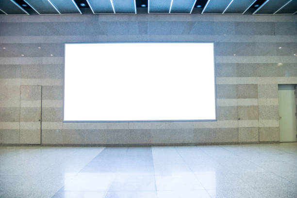 istock Blank billboard on the wall of pedestrian walkway 1093873460