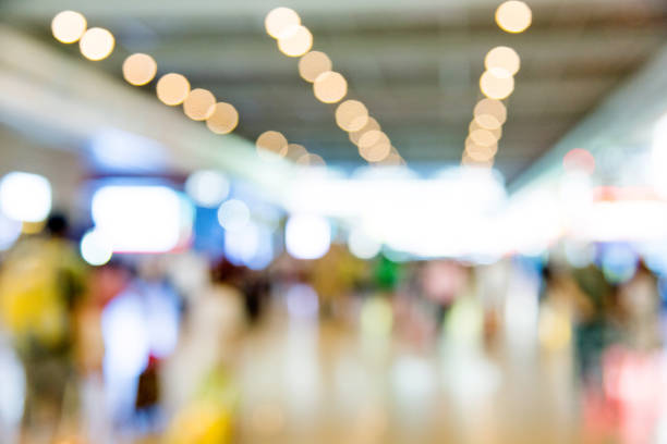 istock Group of people walking in airport 1093874596